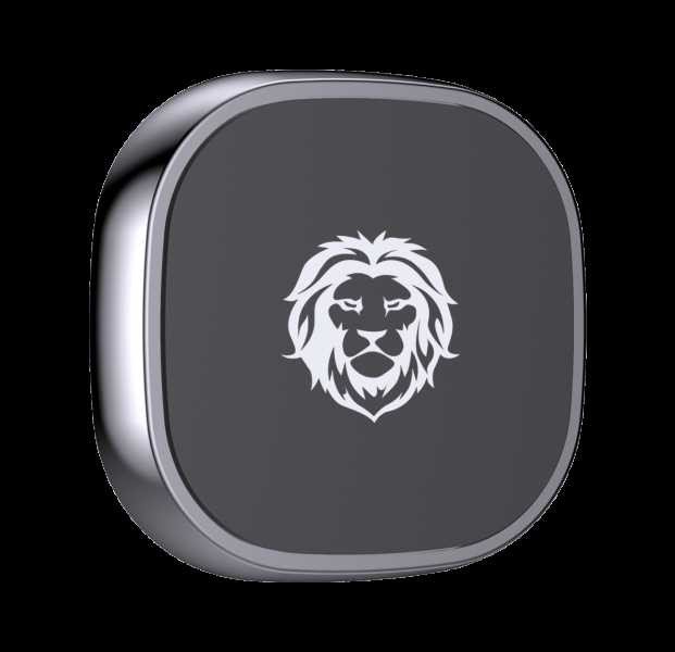 Green Magnetic Car Phone Holder - Black