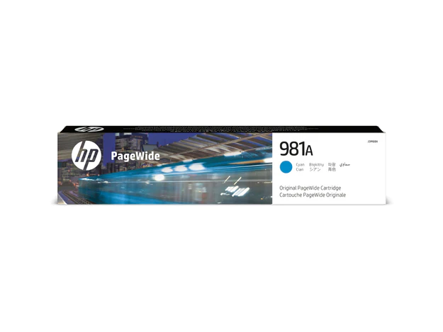 HP 981A Cyan Original PageWide Cartridge (J3M68A)