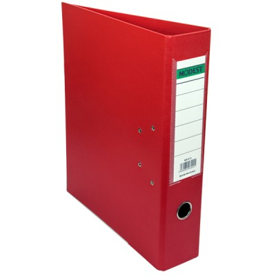 PVC Box File Red Broad 3"