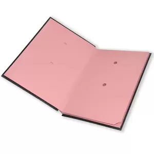 FIS Signature Book, Vinyl Material Cover, 18 Sheets, Brown Color, 240 x 340 mm - FSCL18