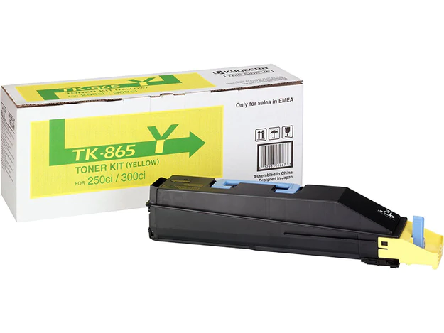 Kyocera TK-865Y Original Yellow Toner Cartridge