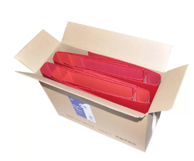 PP Lever Arch File, 4cm, F/S Size, Maroon, PP Origin Germany - FSBF4PMRFN10