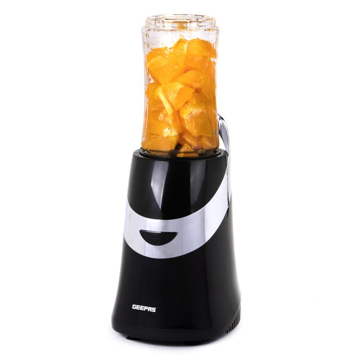 2-In-1 Travel Blender, 600ml Unbreakable Jar, GSB44020UK | Mini Electric Travel Blender For Protein Shakes With 2 BPA-Free Lightweight Bottles & Leak-Proof Lids