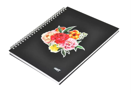 LIGHT Pack of 5 Spiral Hard Cover Notebook, Single Line, 9X7 Inches (22.86 X 20.32 CM) 100 Sheets -LINBS971710