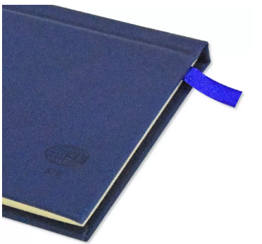 Fis 2024 Slim Diary,Italian Pu English, Hard Cover, Blue -FSDI57E24BL