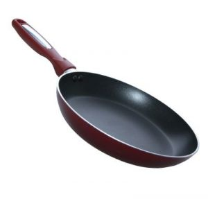 Royalford Non Stick Cookware 32 Cm Fry Pan - Aluminium - Red