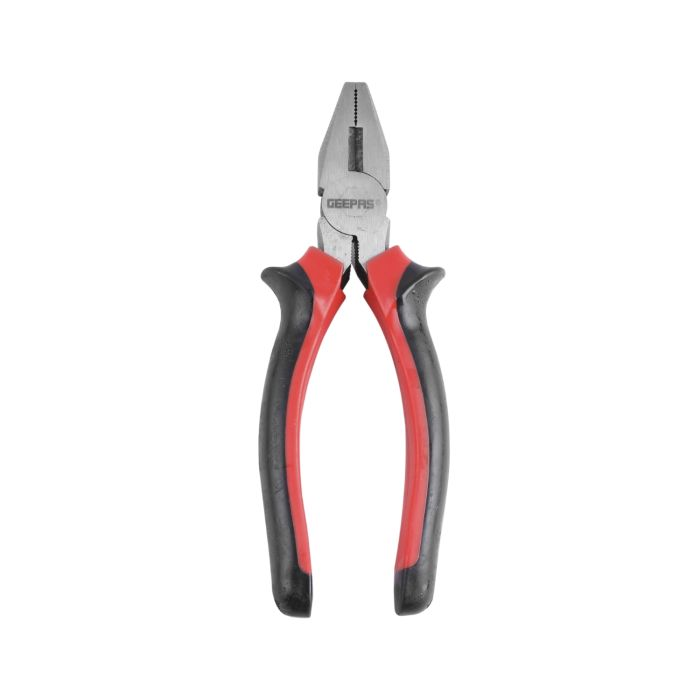 Homeowner Tool Set, Bi-Coloured Red/Black-Includes Claw Hammer, Adjustable Wrench, Screwdriver Handle, Bits, Tape Measure, And Combination Pliers