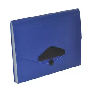 FIS Expanding Files 13 Pockets With Tie Blue Color, 210 x 145 mm Size - FSPG1304BL