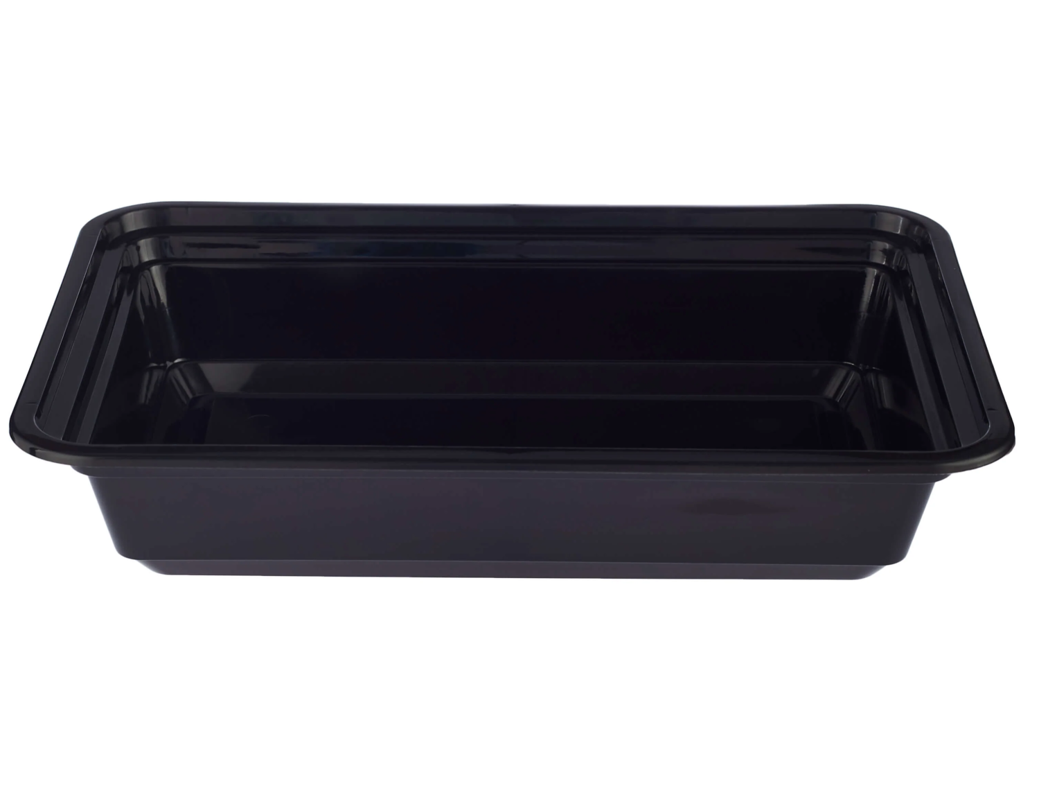 Black Base Rectangular Container