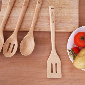 Royalford Slotted Turner 30*6Cm - Wood - Wooden