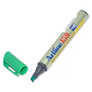 Artline White Board Marker Broad Pack of 12, Green, 159 - ARMK159GR