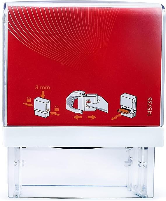 Colop Posted Self Inking Stamps, Red