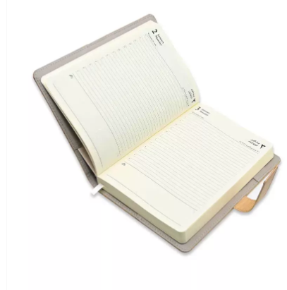 Fis 2023 A5 Diary Arabic English Vinyl Hard Sewn Cover Light Brown -FSDI80AE23LBR