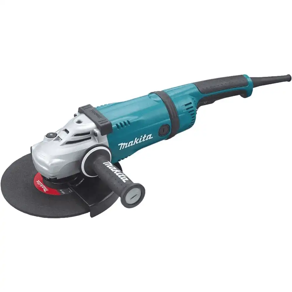 220V Electric Angle Grinder 230mm (9"), 2400W, Large Trigger Switch, 6600 RPM
