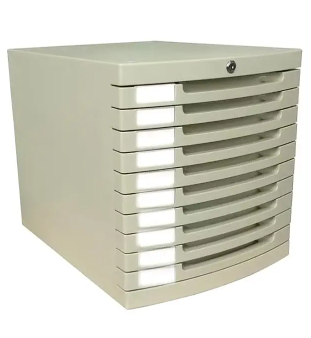 Partner Drawer Cabinet With Lock Beige