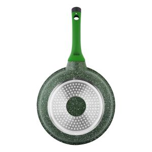 Prestige Essentials 12 pc Cookware set Granite Non Stick - Granite - Green