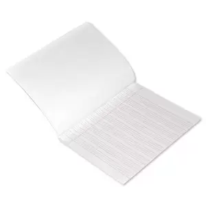 FIS Exercise Book, Pack of 12, Size:16.5 X 21 cm, 120 Pages, 4 Line, 1 Side Plain - FSEB4LP120N