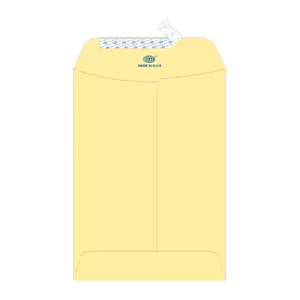 FIS Laid Paper Envelopes Peel & Seal, Pack of 25 Pcs. Cream Color, 7.5 x 5 inch Size, 100 GSM - FSEE1030PCRB25