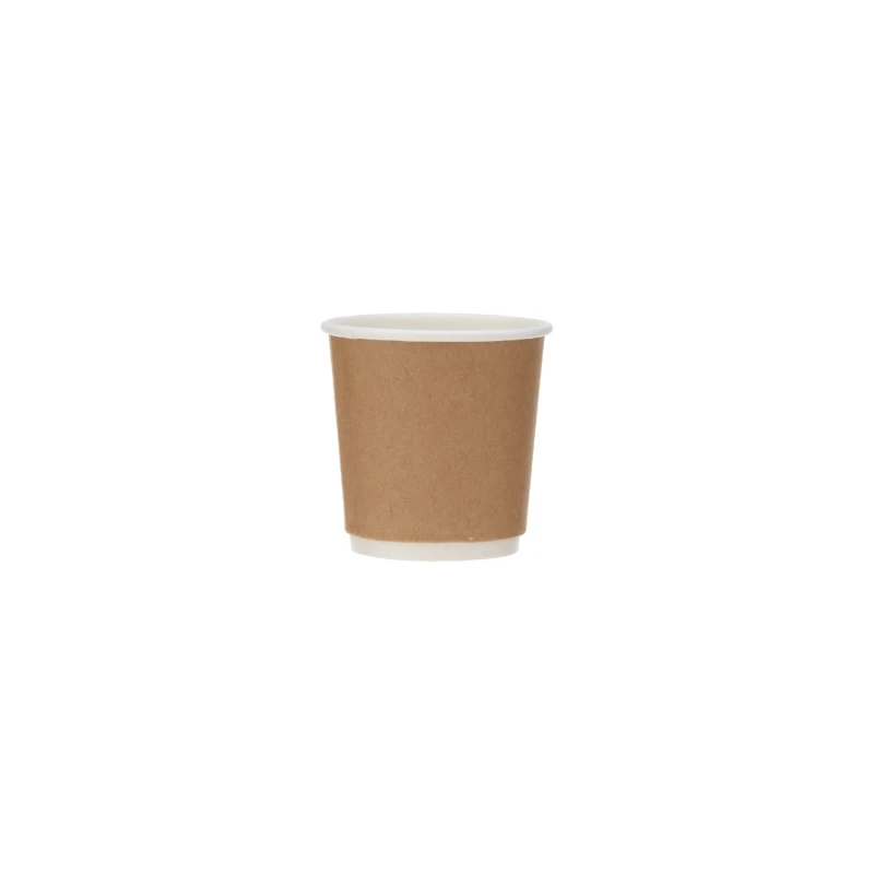 Kraft Double Wall Paper Cups 4oz