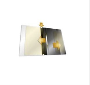 2579-04 DURABLE DURAPLUS PRESENTATION FOLDER A4 SIZE, YELLOW COLOR