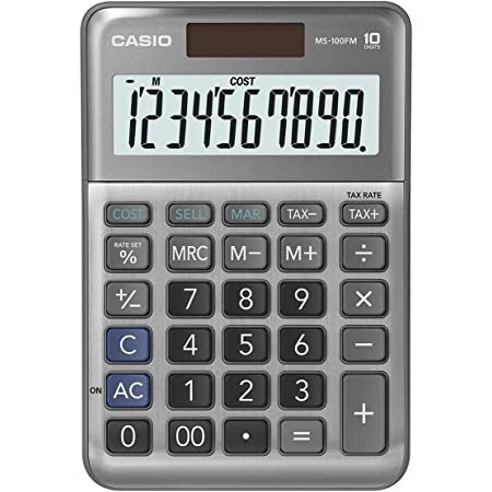 Casio MS 100FM Desktop Calculator 10 Digits