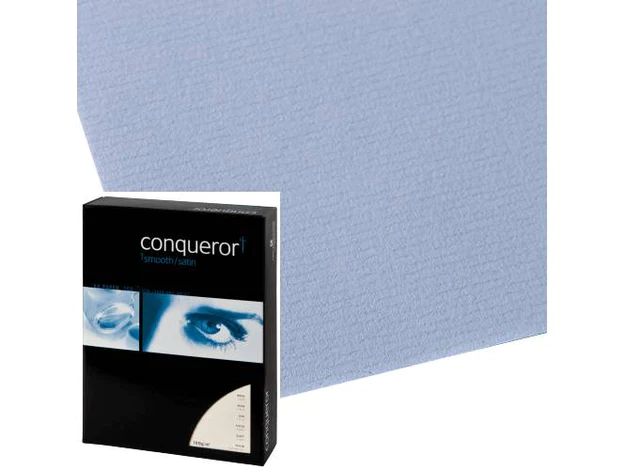 Conqueror Wedgewood Laid, Bleu Lavande 100gsm 500 Sheets/ Pack