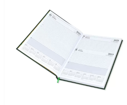 FIS A4 Diary 2023 English (Saturday & Sunday Combined) Maroon - FSDI47E23MR