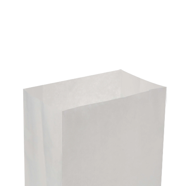 Square White Bottom Paper Bags 1000 pieces 15x10.5x33.5 Cm