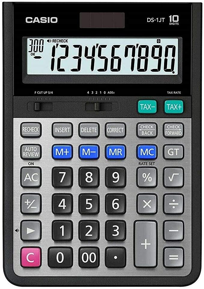 Casio DS-1JT Heavy Duty Office Calculator