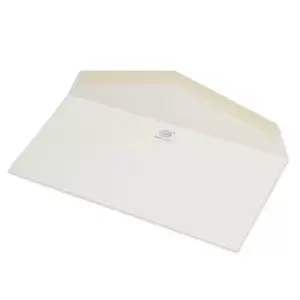 FIS Pack of 50 Executive Laid Paper Envelopes, 100 GSM, Size 4 X 9 Inch, Glued, Color Camelle off White