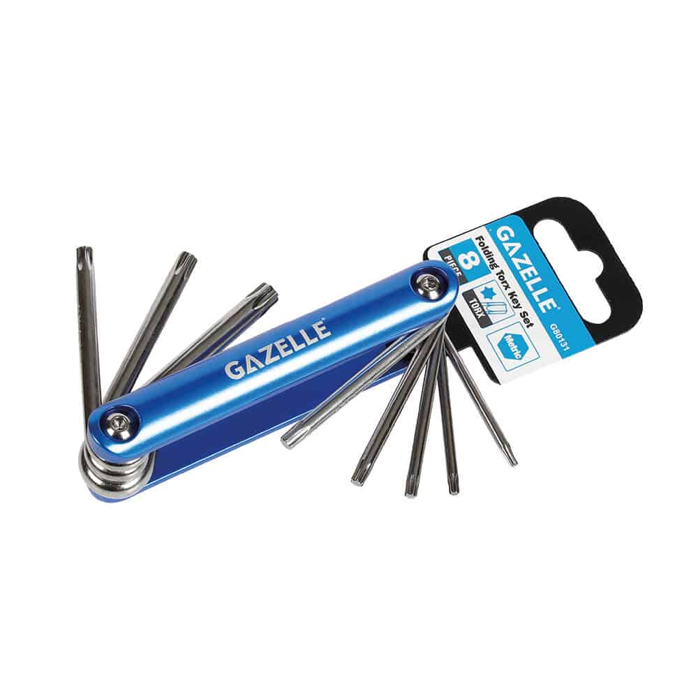 GAZELLE G80131 8 PC FOLDING TORX KEY SET