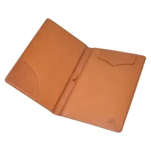 FIS FSCLBFBRD4 Executive Bill Folder Brown Color, Italian PU with Magnet Flap, 150X245mm