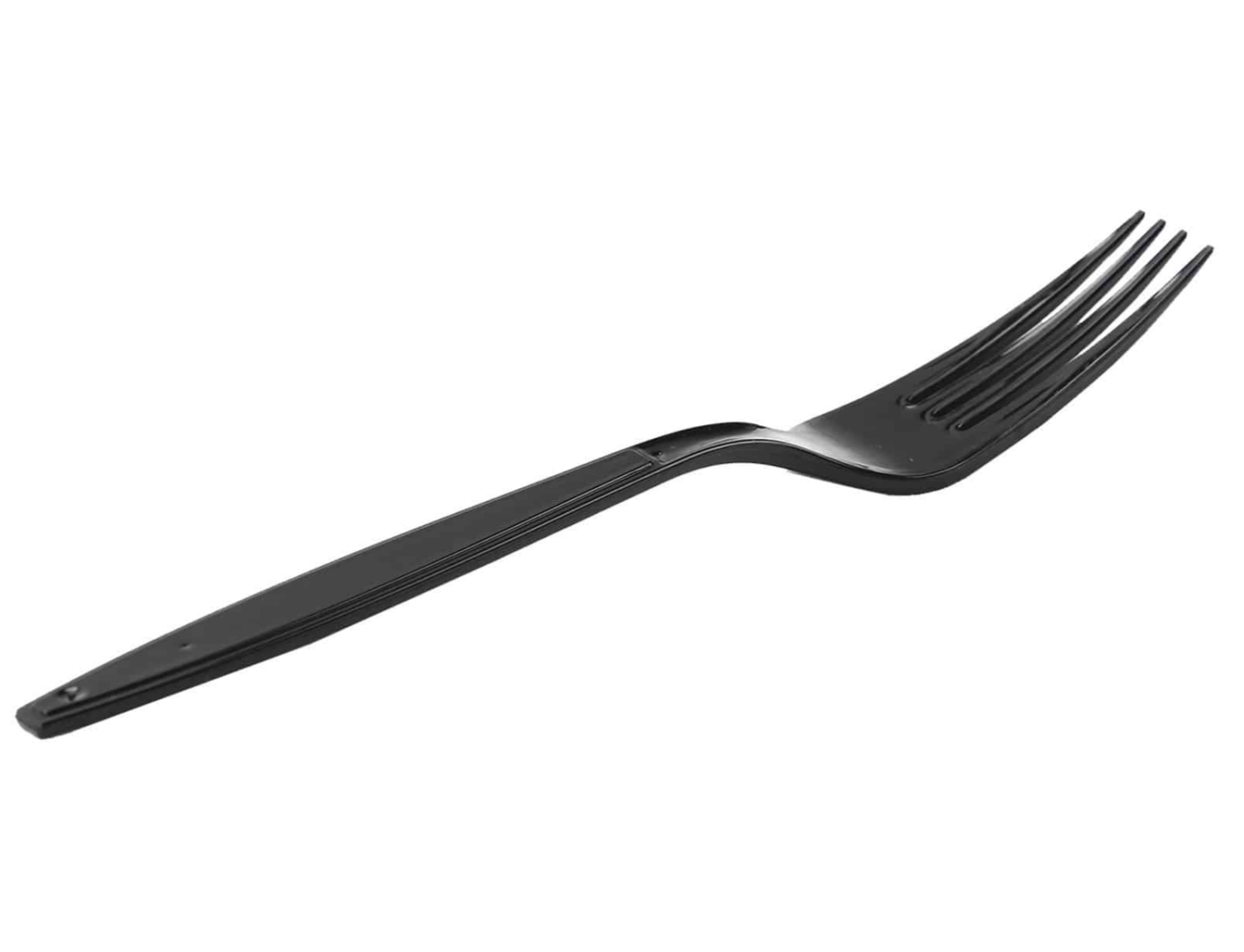 Plastic Medium Duty Black Fork