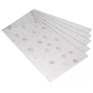 20-Piece FIS Gift Wrapping Paper 35gsm 50X70cm, White/Pink - FSGF06