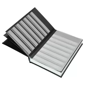 FIS Stamp Album Polylurethane 16-Sheets 173x250mm, Black - FSSA173X250PU16