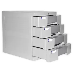 FIS File Cabinet (Plastic) With key, 4 Drawers - FSOT2K