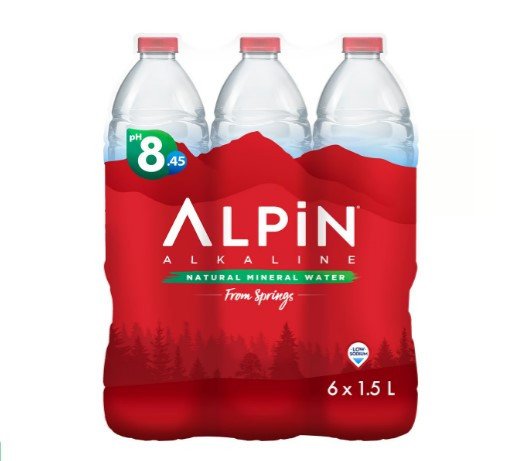 Alpin Natural Mineral Water 6 x 1.5Litre