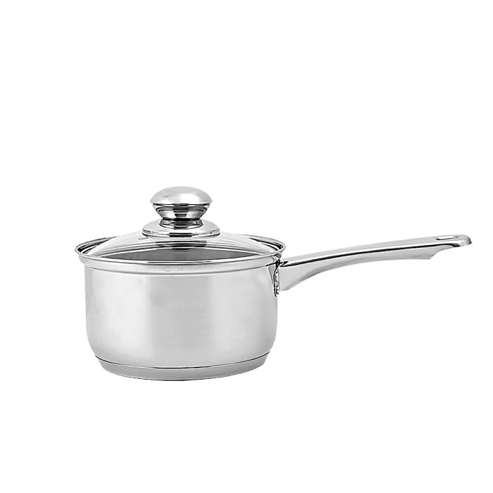 Royalford RF5124 12Pc Stainless Steel Cooking Set With Glass Lids - Induction Safe Pots & Pans With Non-Stick Coating - Stock Pots With Tempered Glass Lid & Strong Handles