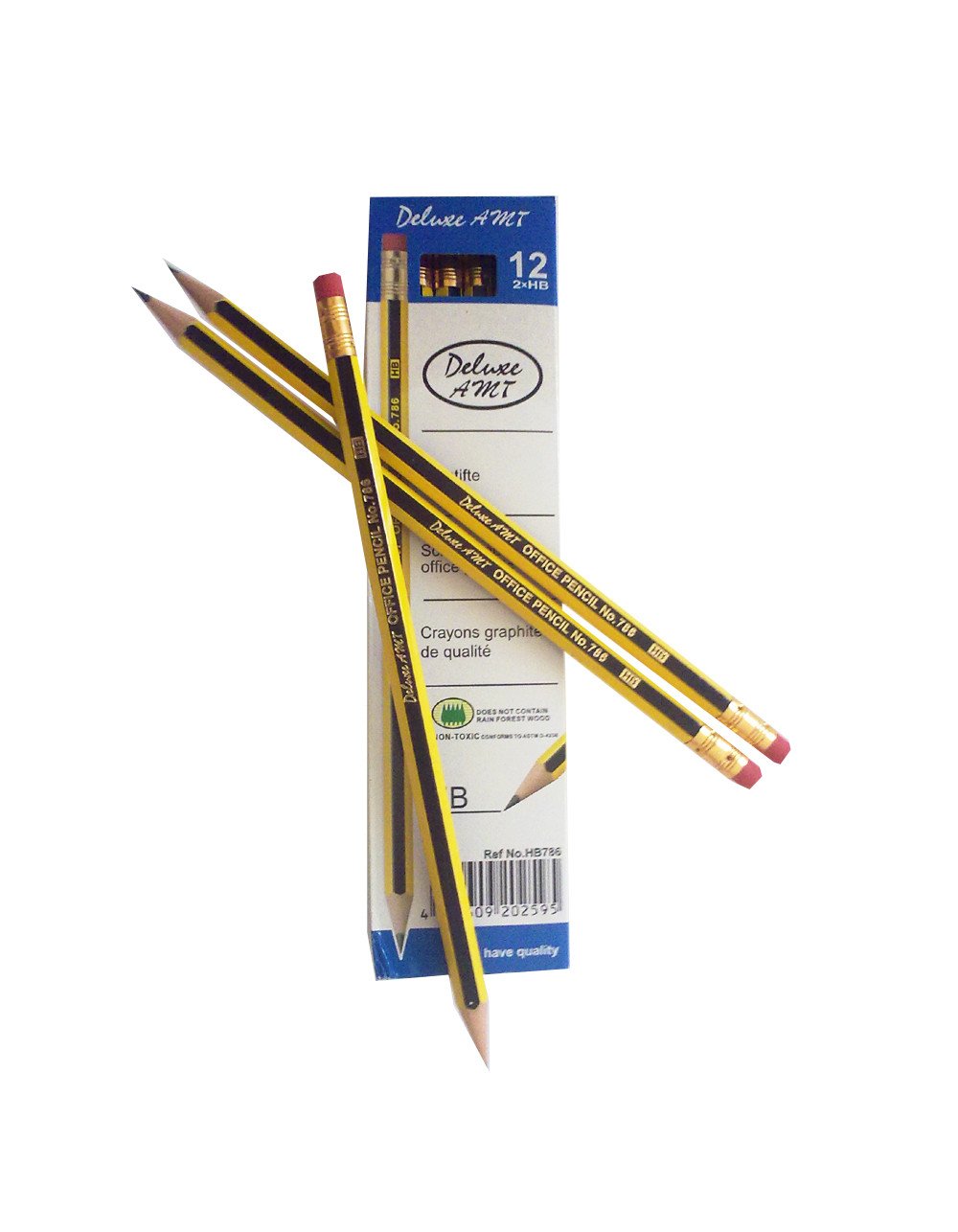 Deluxe AMT  2HB  Pencil HB786, 12 Pieces of Pack