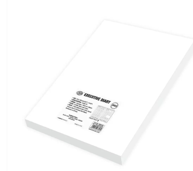 FIS Executive Diary 2023 English/French (1-Week at a glance) Italian PU Padded, Cover, Brown - FSDI35EP23BR