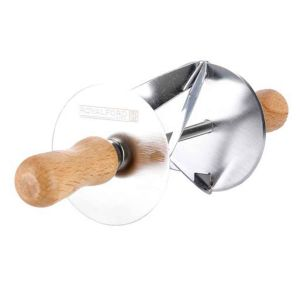 Royalford Croissant Roller Cutter - Stainless Steel - Silver
