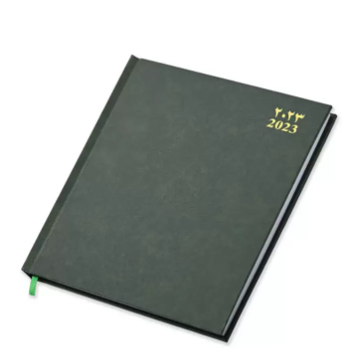 FIS 2023 Executive Diary (Arabic/English/French) Vinyl Hard Cover Black - FSDI89AEF23GR