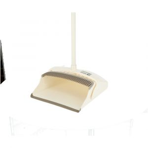 Royalford Hand Brush & Dustpan - Plastic - White - RF9658