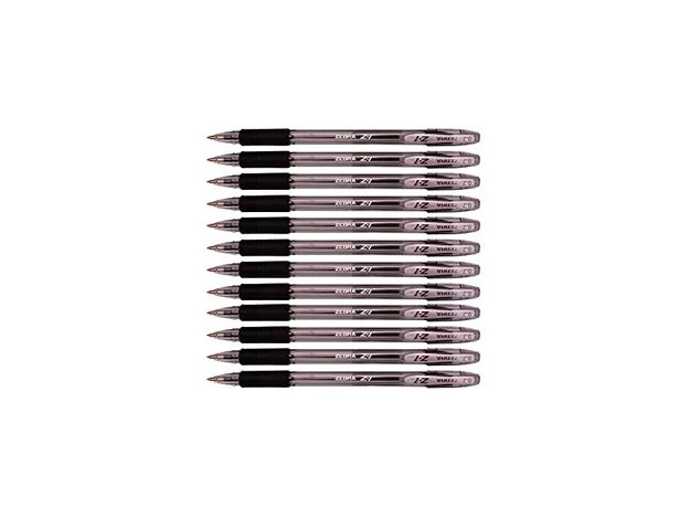 Zebra Z-1 Ballpoint Pen 0.7mm - Black, 12pcs/pack