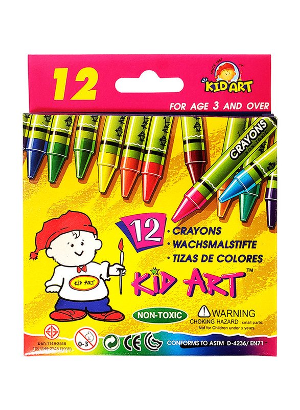 Kid Art Crayons 12 Colour R012-DI
