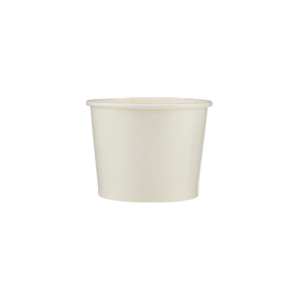 Paper Soup Bowl White