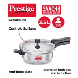 Prestige SVACHH ALUM JUNIOR DEEP PAN 35 LTR - Aluminium - Silver