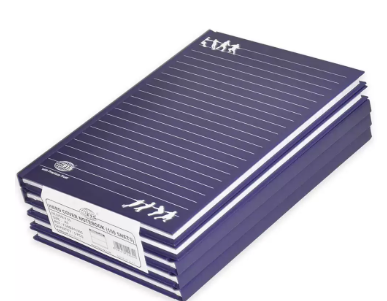 5-Piece FIS Hard Cover Notebook Single Line A5, 100-Sheets - FSNBA51905