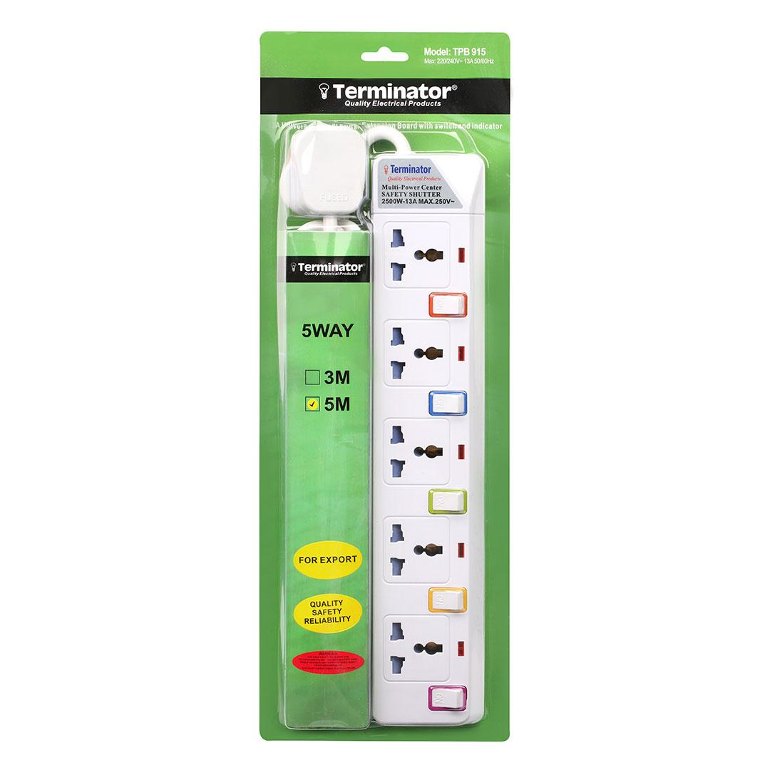 Power Extension Socket 5M Cable 13A