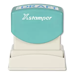 Artline X-Stamper "DRAFT" for Office Business Supplies, Ink Blue - ARXTCXB1068-1PC